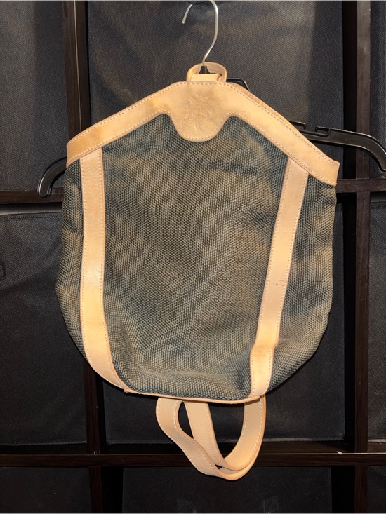 Tommy Bahama Handbags - Vintage Tommy Bahama Beige Canvas Interior Label Bag